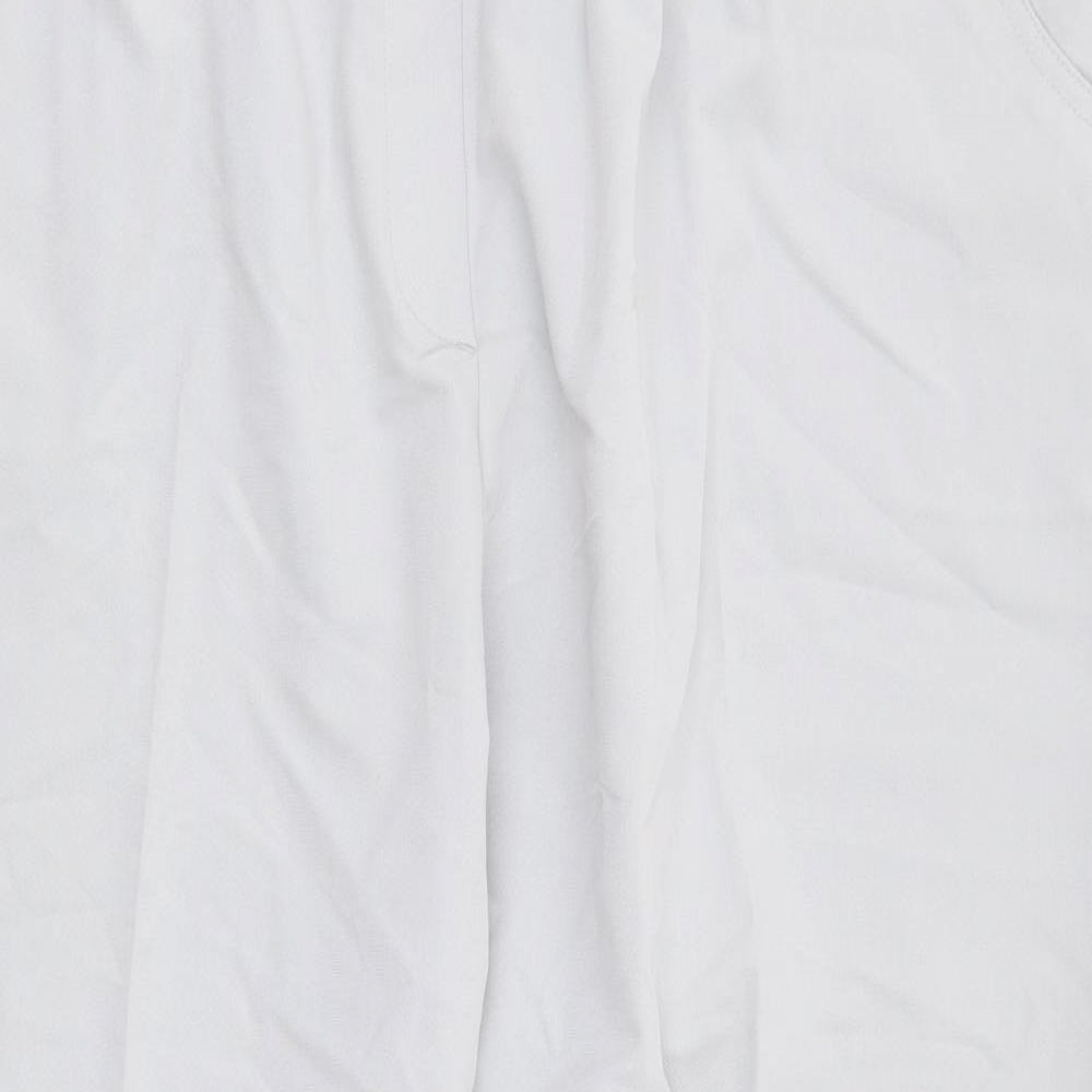 Damart Womens Grey Polyester Trousers Size 28 L28 in Regular