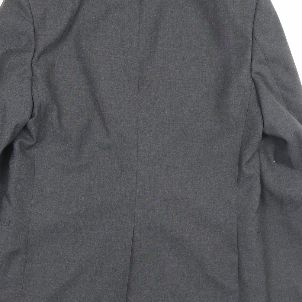 Dunn & Co Mens Grey Wool Jacket Suit Jacket Size 40