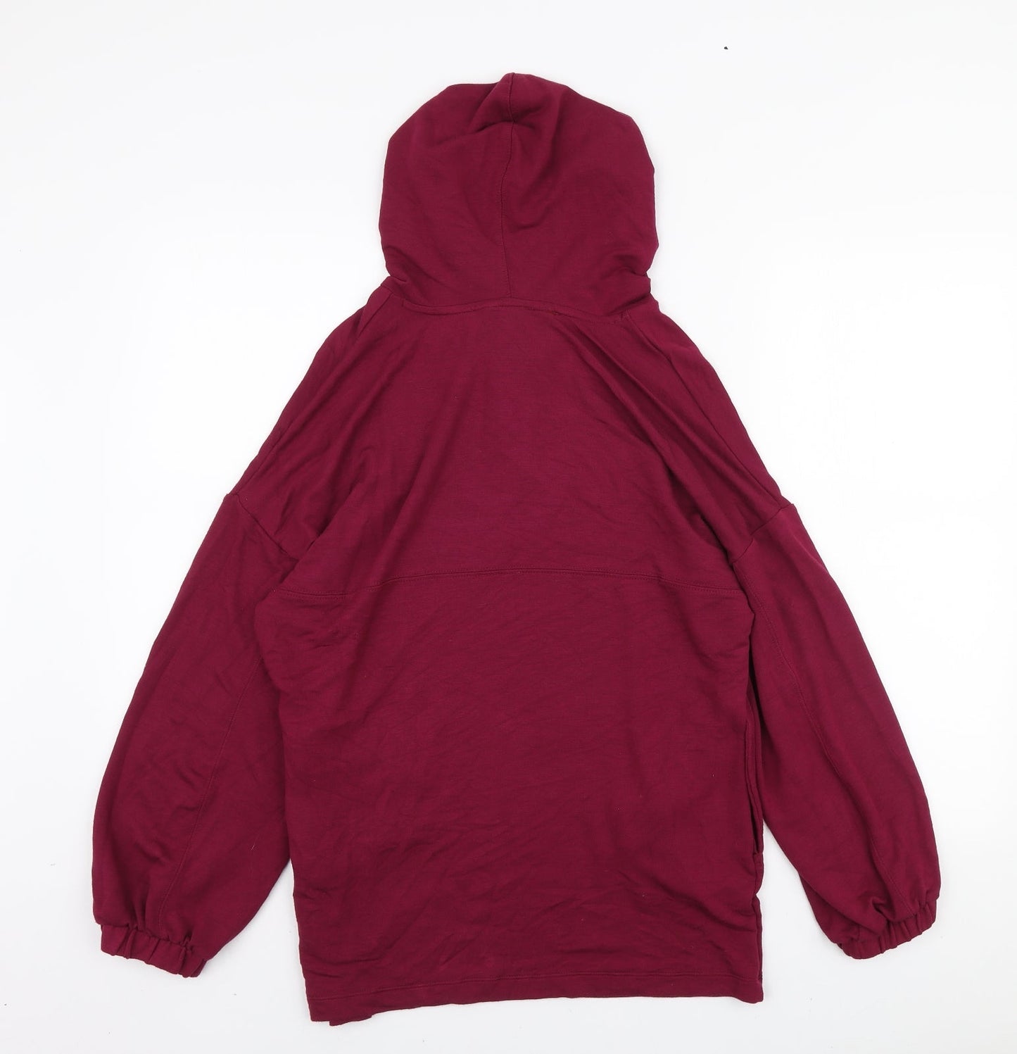 Marks and Spencer Womens Pink Viscose Pullover Hoodie Size 6 Pullover