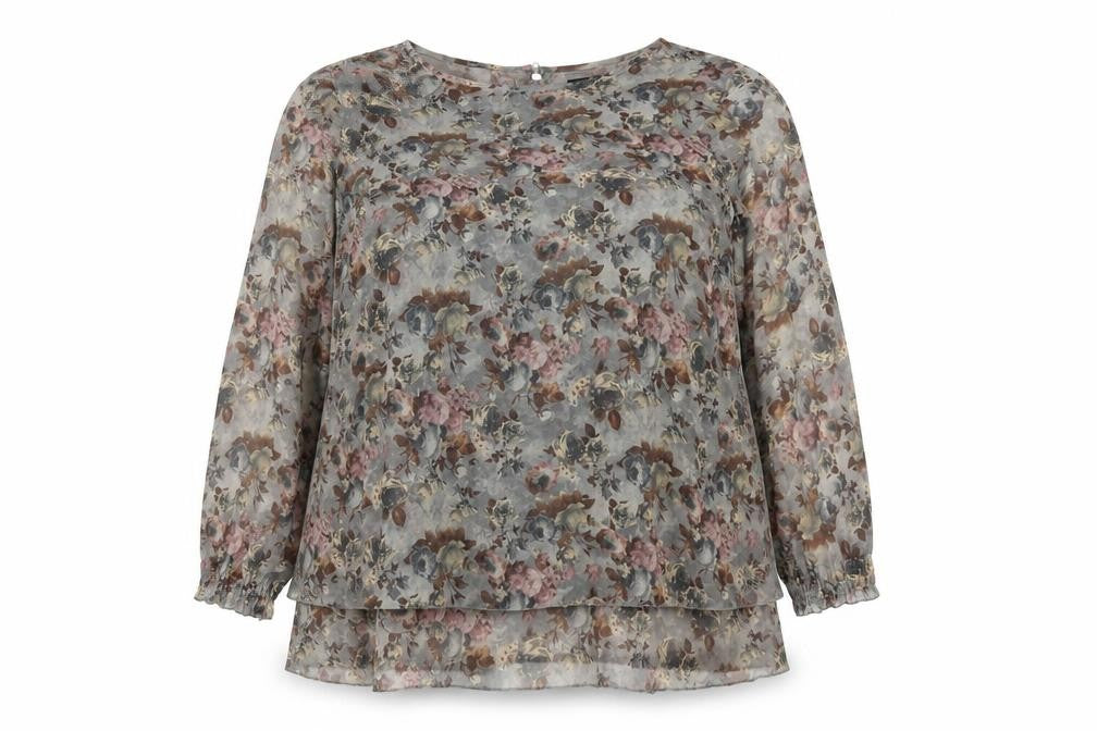 Rage Womens Multicoloured Floral Polyester A-Line Size 16 Scoop Neck Zip