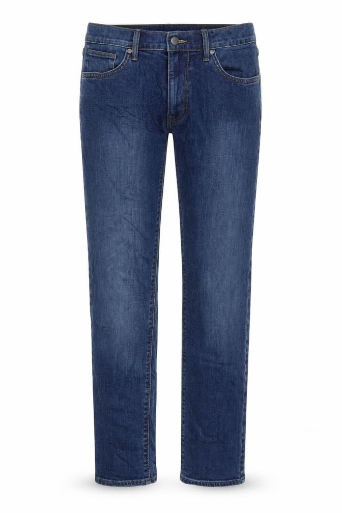 Marks and Spencer Womens Blue Cotton Skinny Jeans Size 10 L35 in Regular Zip