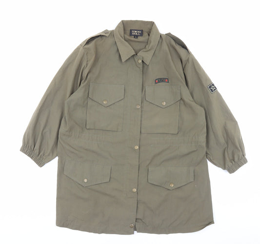 Tokyo Doll Womens Green Jacket Size L Zip