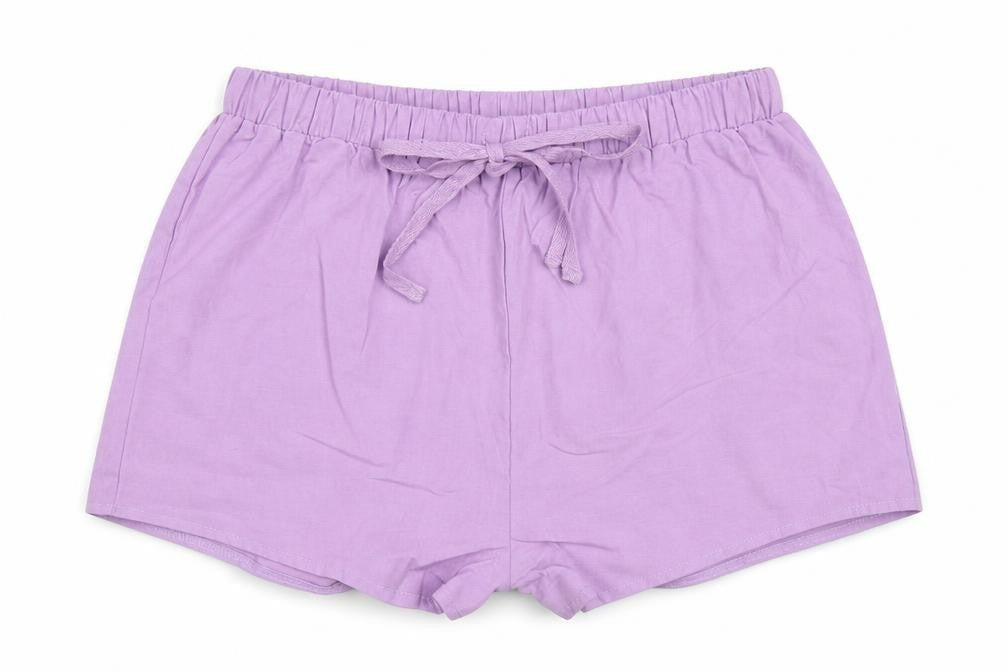 SheIn Womens Purple Polyester Sweat Shorts Size S L3 in Regular Drawstring