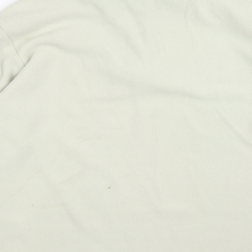 Hi Gear Womens Ivory Mock Neck Polyester Henley Jumper Size 14