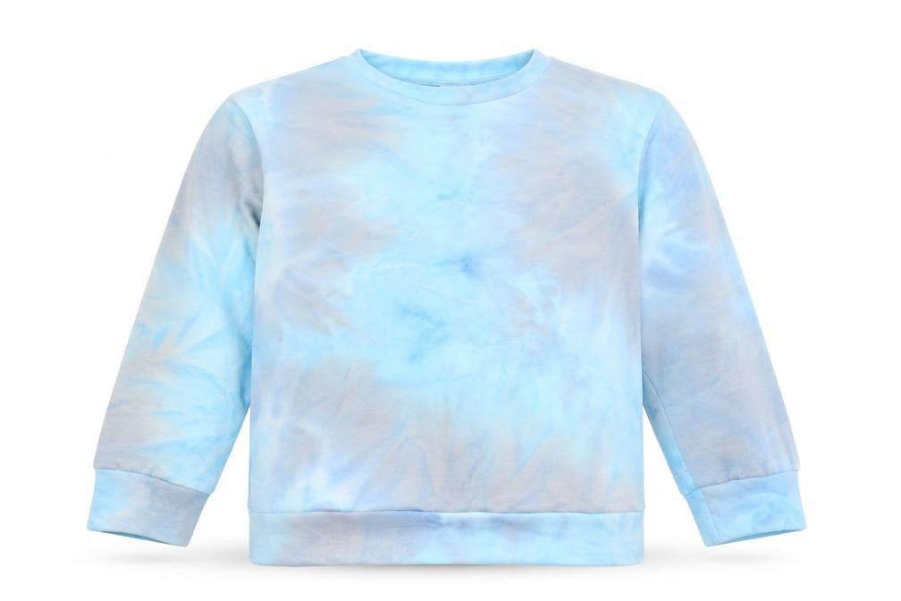 SheIn Girls Blue Polyester Pullover Sweatshirt Size 5 Years Pullover