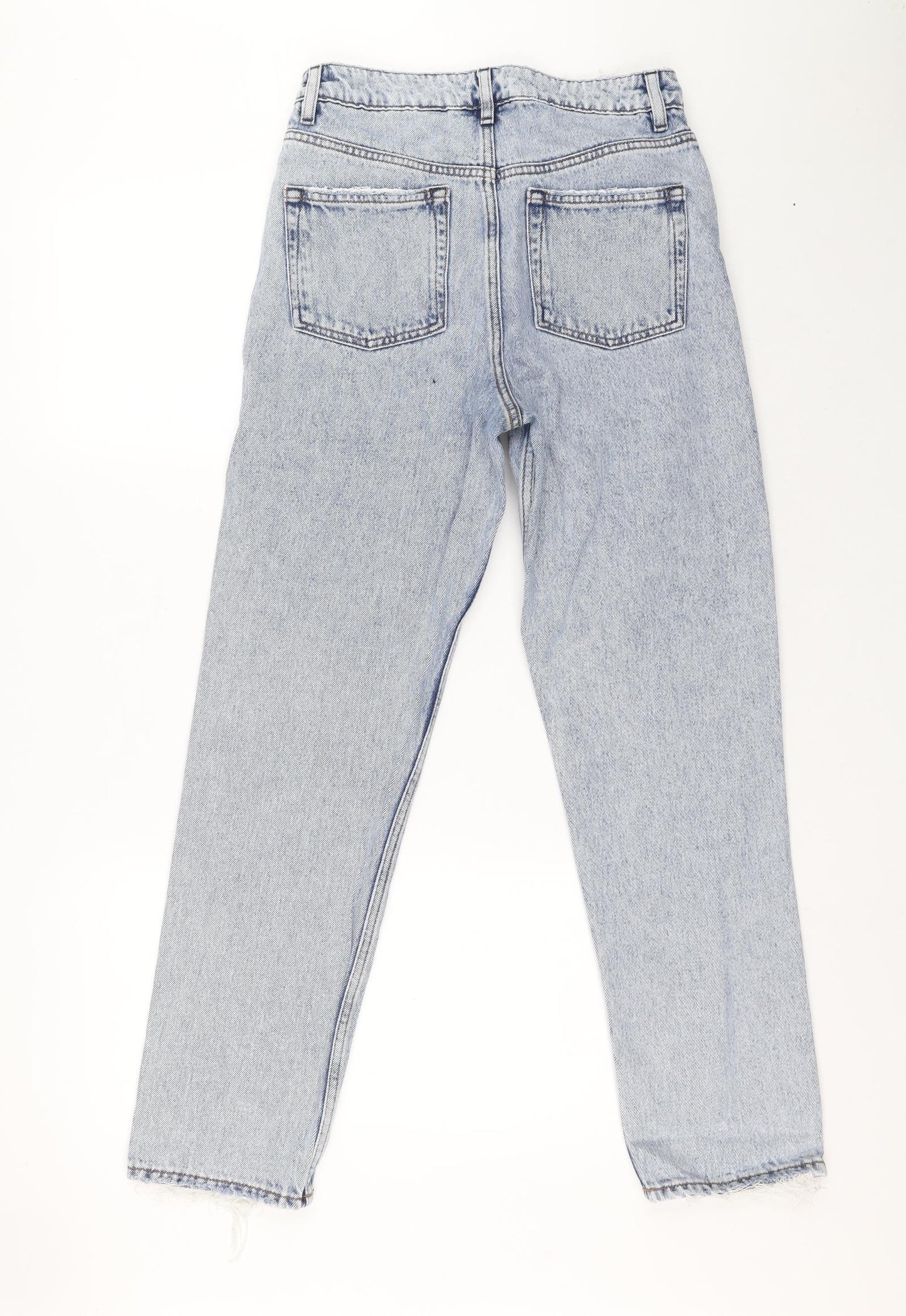 COLLUSION Womens Blue Cotton Skinny Jeans Size 28 in L26 in Regular Zip