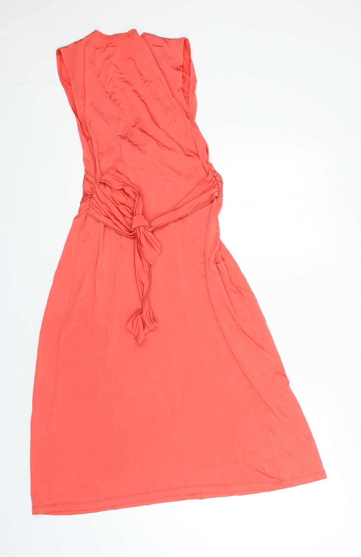 River Island Womens Pink Viscose A-Line Size M Round Neck Pullover
