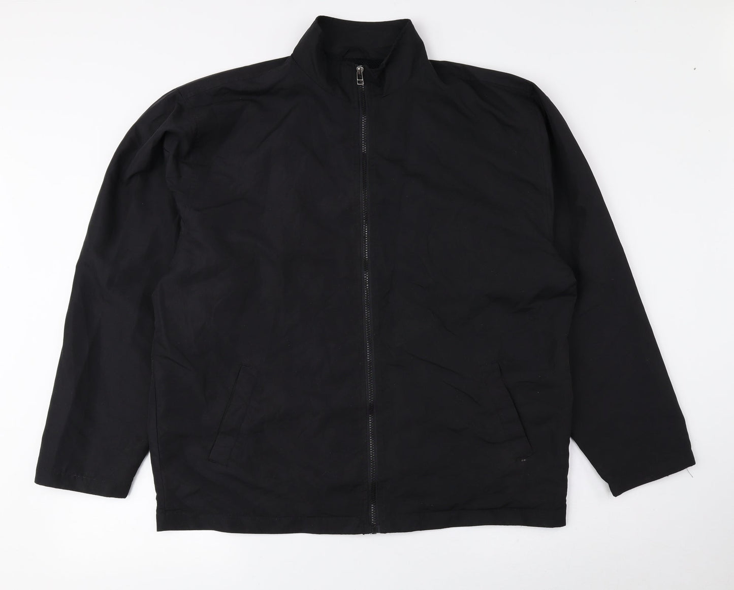 SQV Mens Black Jacket Size M Zip