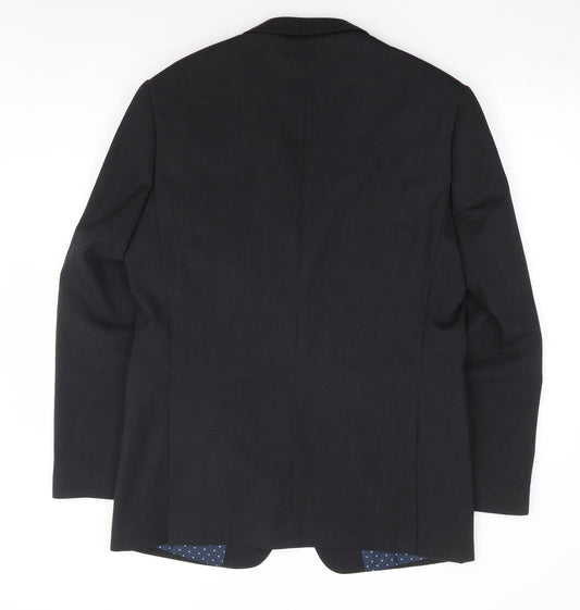 Skopes Mens Grey Polyester Jacket Suit Jacket Size 42