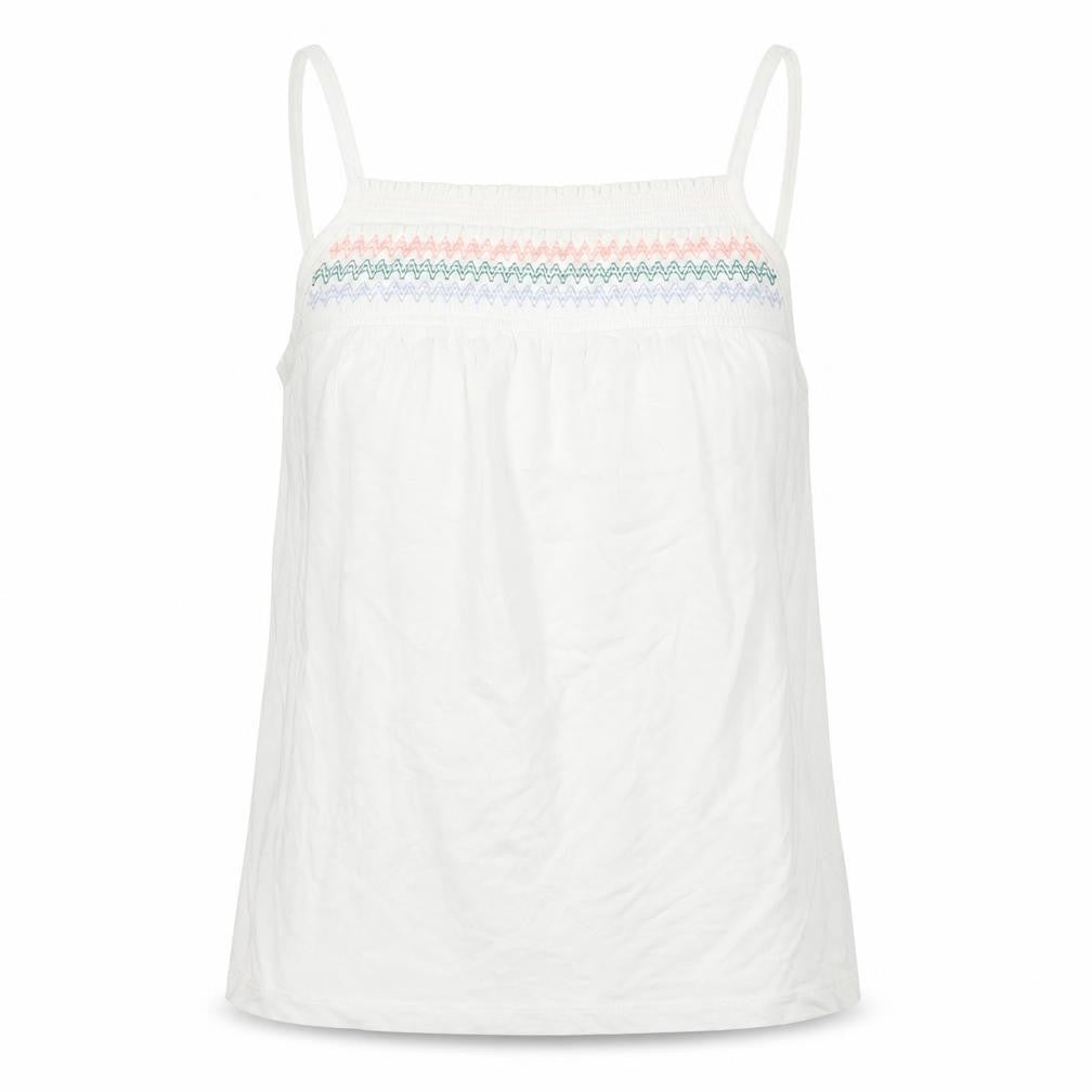 Marks and Spencer Womens White Cotton Camisole Tank Size 12 Square Neck