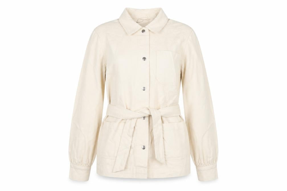 Marks & Spencer Womens Beige Jacket Size 6 Button
