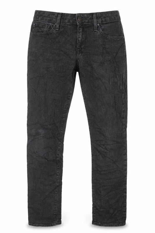 Gap Mens Black Cotton Straight Jeans Size 31 in L29 in Regular Button - Short Leg