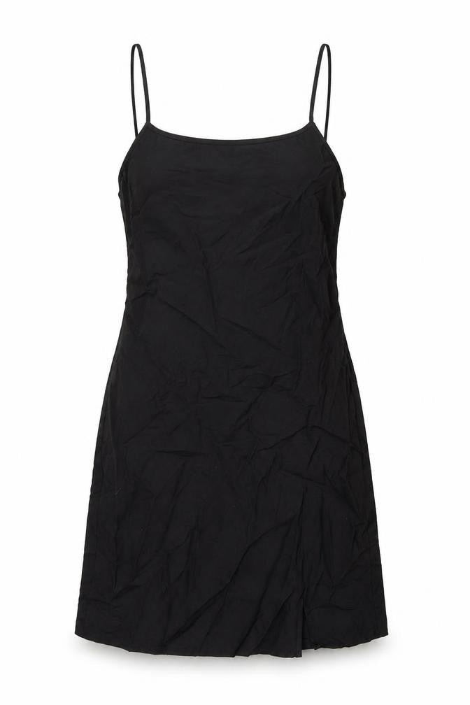 ASOS Womens Black Viscose Mini Size 8 Square Neck Pullover