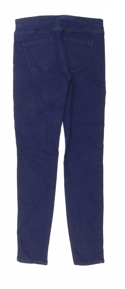 ESMARA Womens Blue Cotton Jegging Jeans Size 31 in L30 in Regular Drawstring