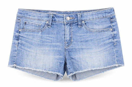Gap Womens Blue Cotton Hot Pants Shorts Size 25 in L3 in Regular Zip