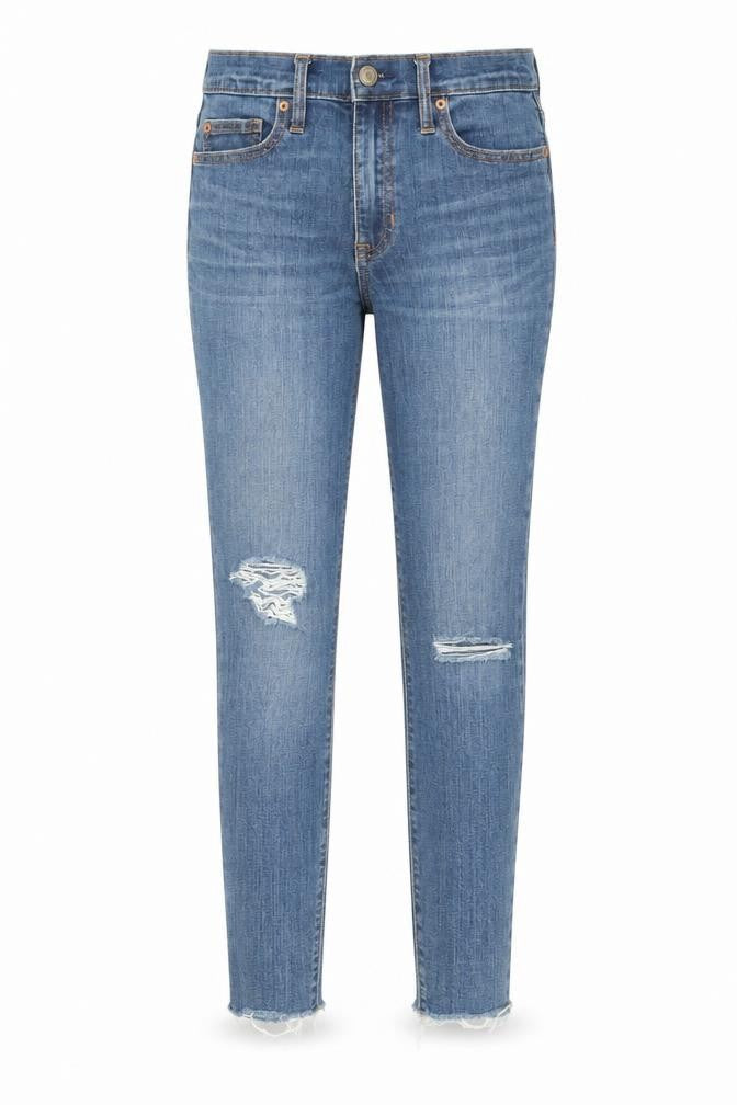 Gap Womens Blue Cotton Skinny Jeans Size 32 in L26 in Regular Zip