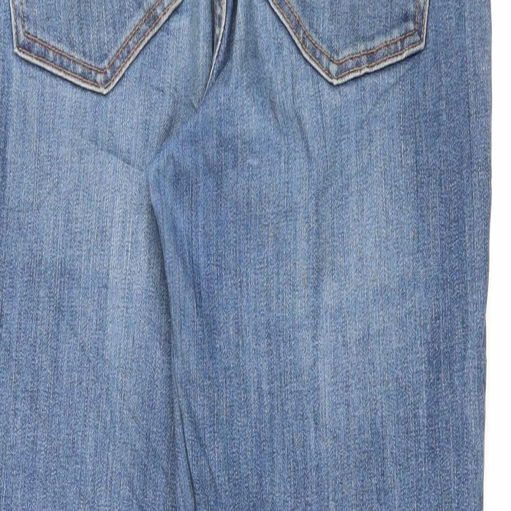 Gap Womens Blue Cotton Skinny Jeans Size 32 in L26 in Regular Zip