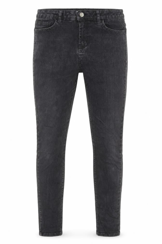 Hera Mens Black Cotton Skinny Jeans Size 30 in L29 in Regular Zip