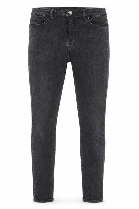 Hera Mens Black Cotton Skinny Jeans Size 30 in L29 in Regular Zip