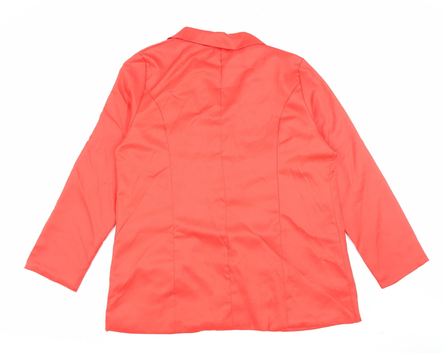 Preworn Womens Red Jacket Size XL Tie