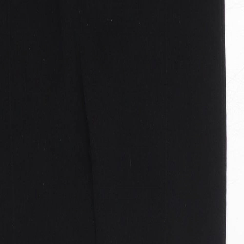 Hollywood Womens Black Polyester Jogger Leggings Size S L25 in