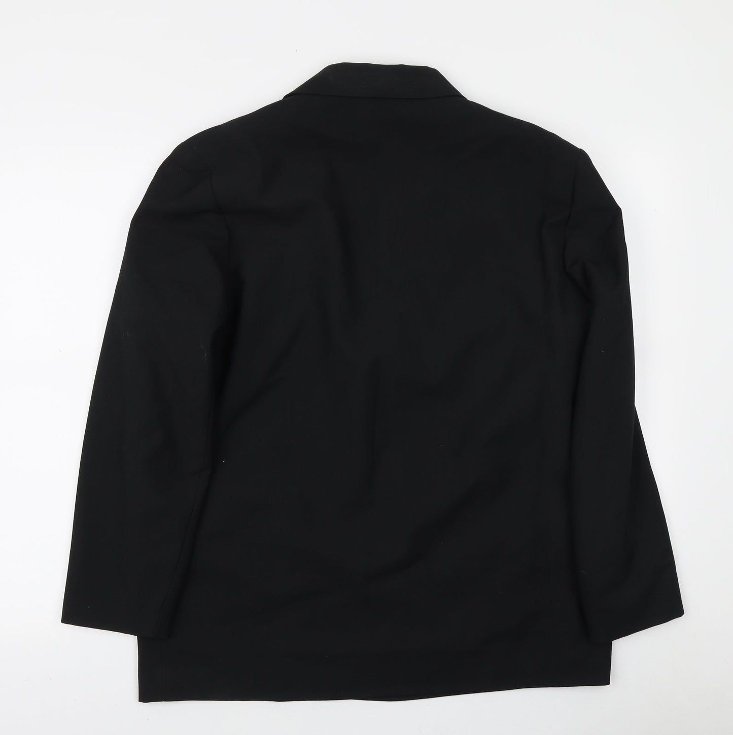 Yessica Mens Black Polyester Jacket Blazer Size L