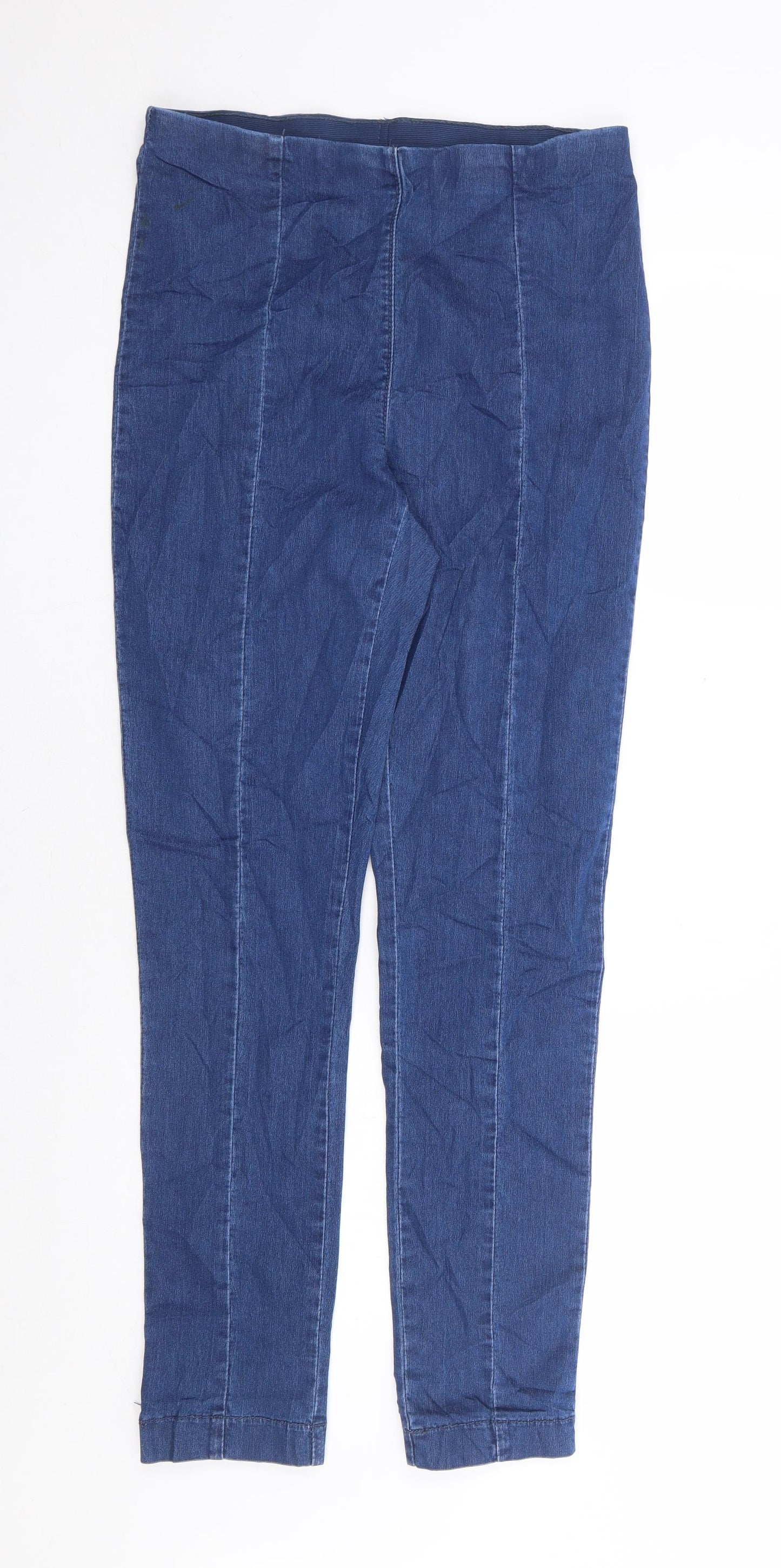 Intuition Womens Blue Cotton Jegging Jeans Size 12 L30 in Regular