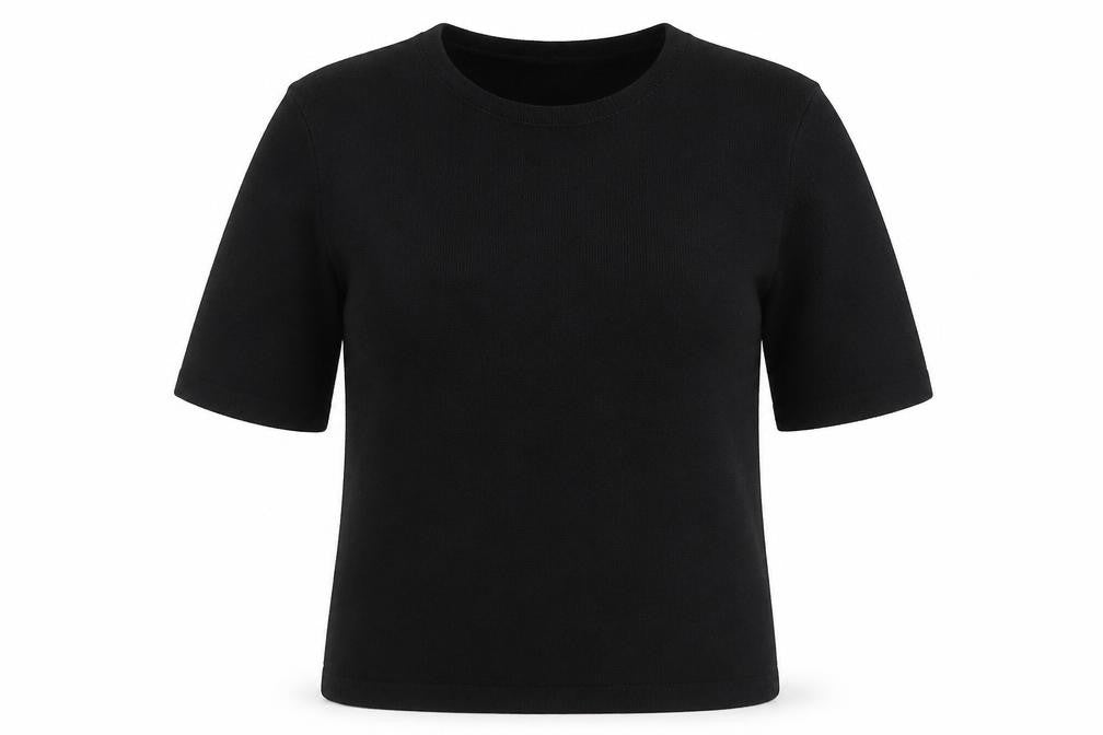 Marks and Spencer Womens Black Round Neck Acrylic Pullover Jumper Size 12