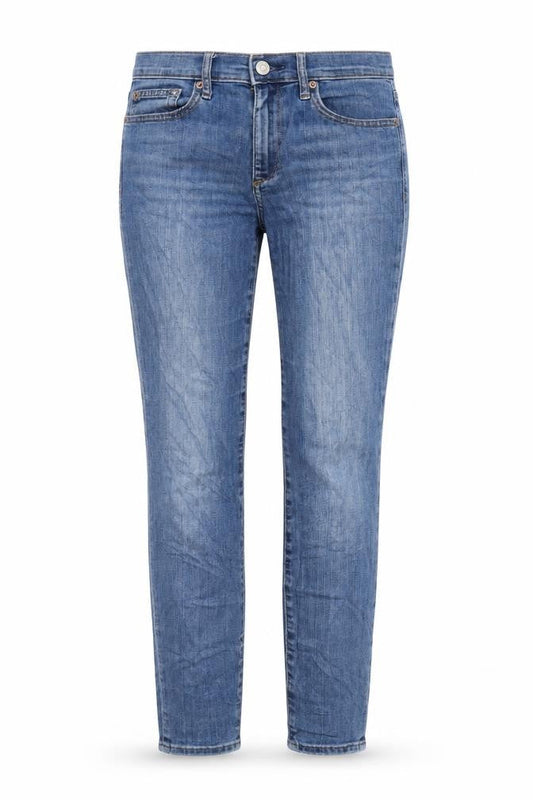 Gap Womens Blue Cotton Skinny Jeans Size 28 in L29 in Regular Zip