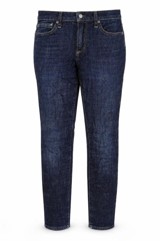 Gap Womens Blue Cotton Skinny Jeans Size 28 in L29 in Regular Zip