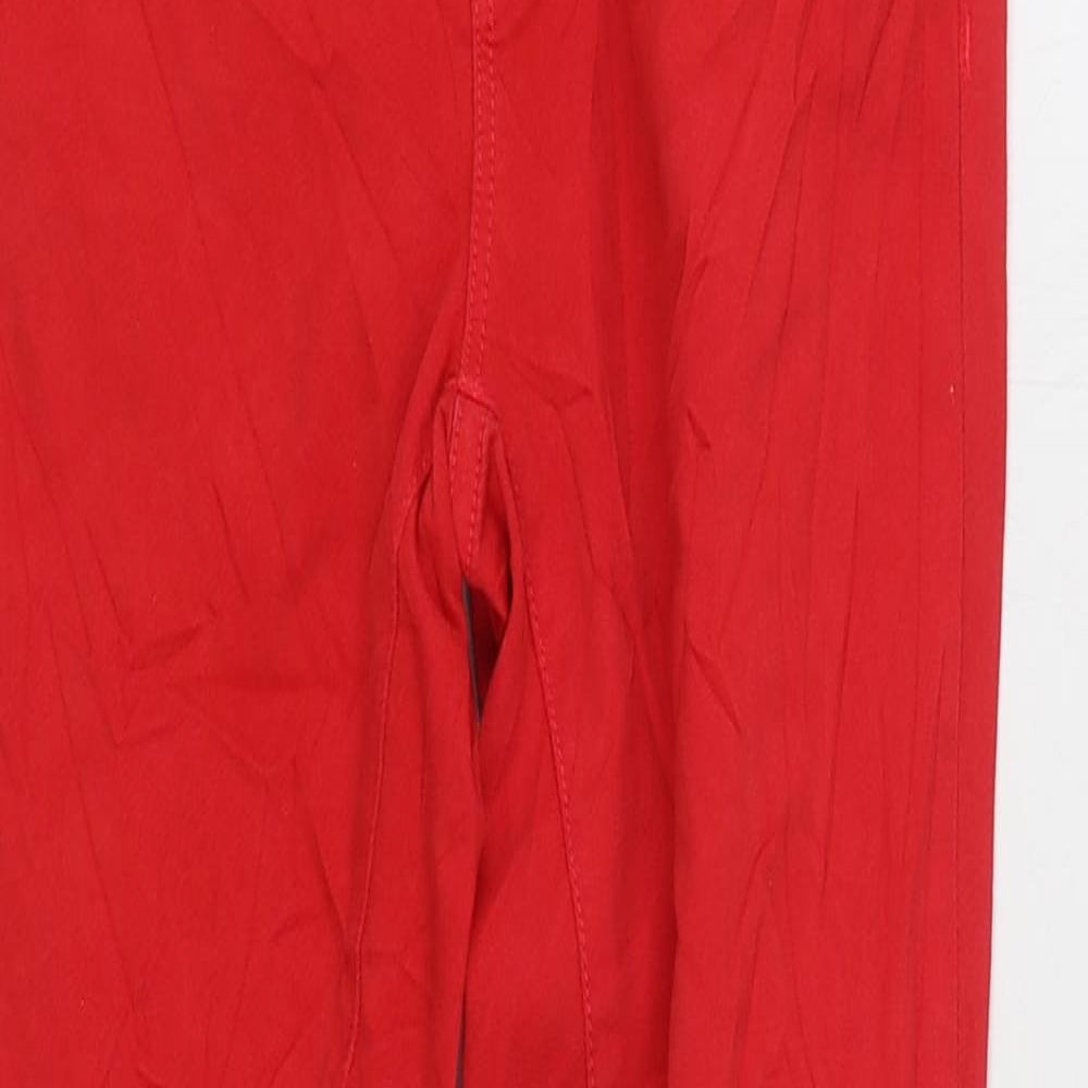 JBrand Womens Red Cotton Skinny Jeans Size 26 in L28 in Regular Zip
