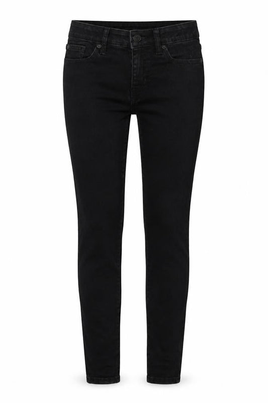 Gap Womens Black Cotton Skinny Jeans Size 26 in L28 in Regular Zip