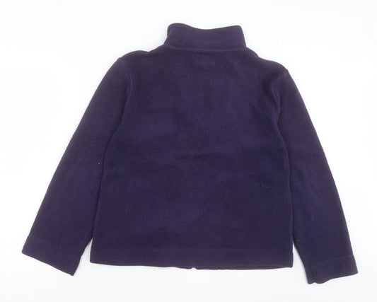 Active Womens Purple Jacket Size 10 Zip