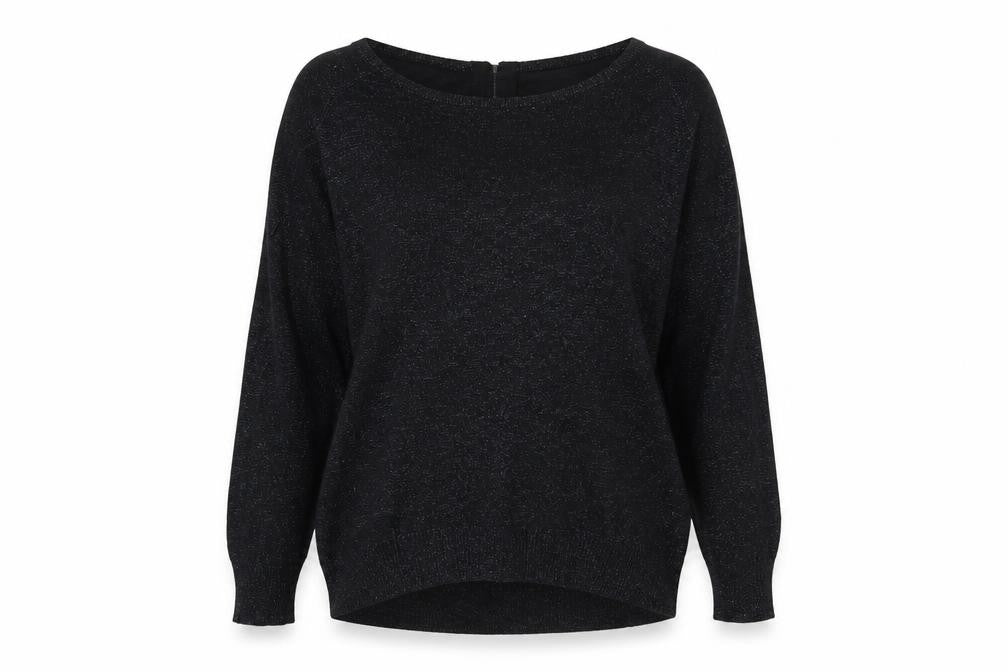 Wallis Womens Black Viscose Jersey T-Shirt Size M Round Neck