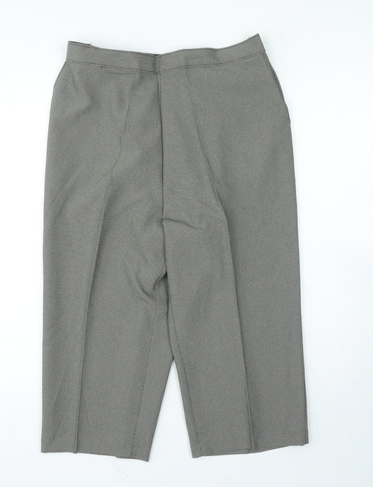 Saira Womens Black Polyester Capri Trousers Size 18 Regular