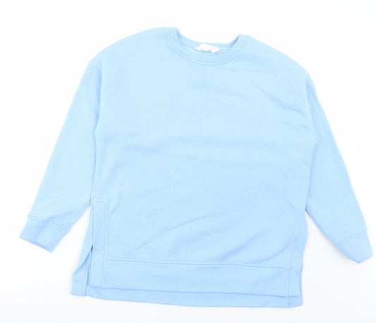 Primark Womens Blue Cotton Pullover Sweatshirt Size S Pullover