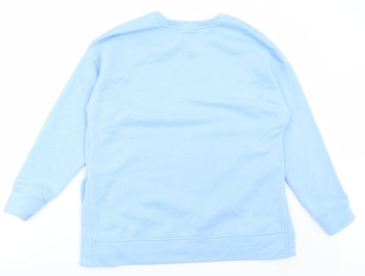 Primark Womens Blue Cotton Pullover Sweatshirt Size S Pullover