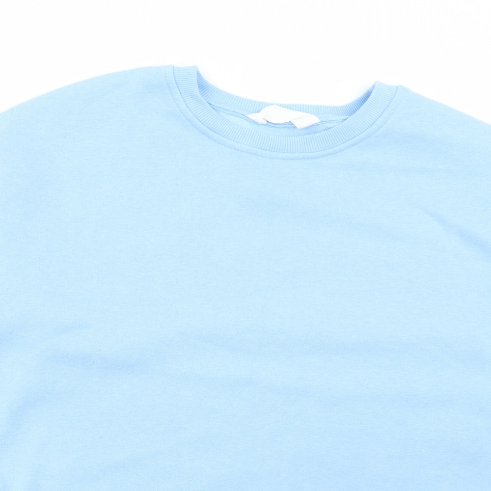 Primark Womens Blue Cotton Pullover Sweatshirt Size S Pullover