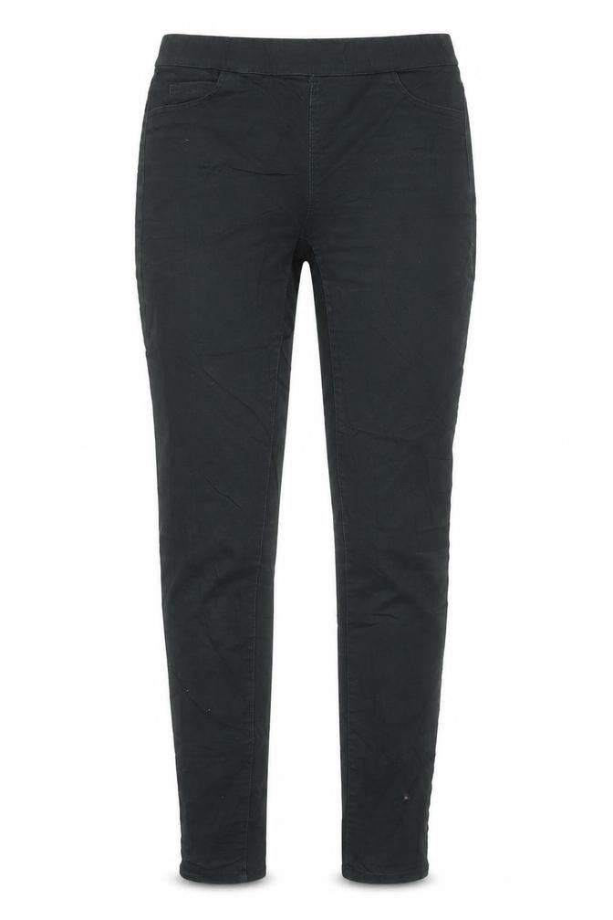 H&M Womens Green Cotton Jegging Trousers Size 8 L30 in Regular