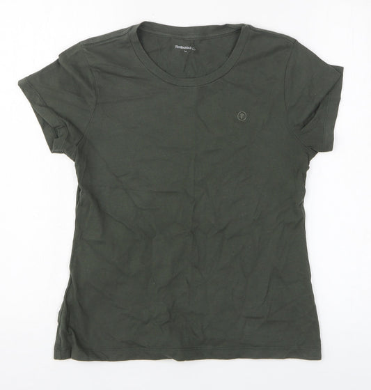 Timbuk2 Mens Green Cotton T-Shirt Size M Round Neck