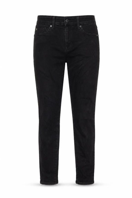 Gap Womens Black Cotton Skinny Jeans Size 26 in L28 in Regular Button