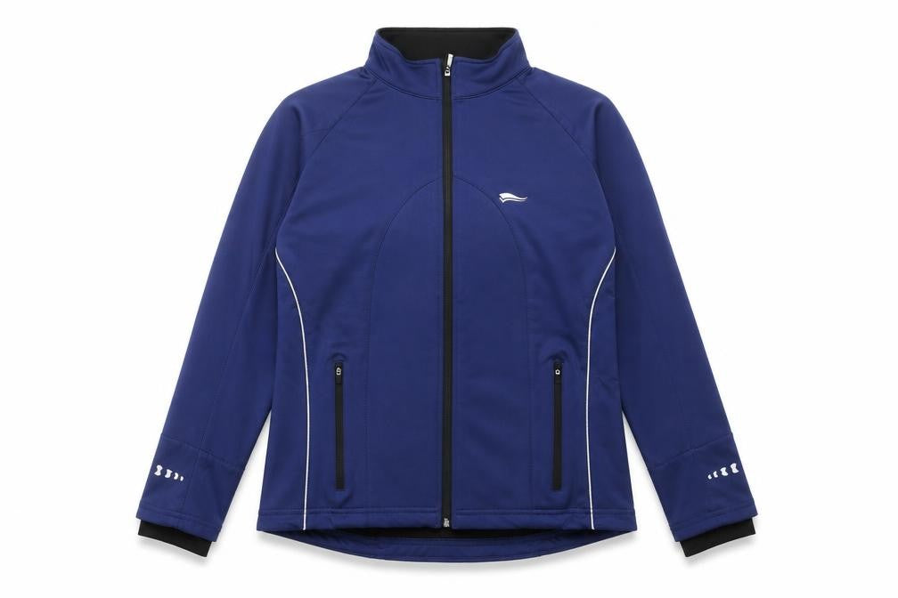 Crivit Womens Blue Rain Coat Coat Size L Zip