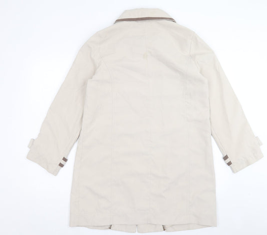 Debenhams Womens Ivory Jacket Size 12 Button