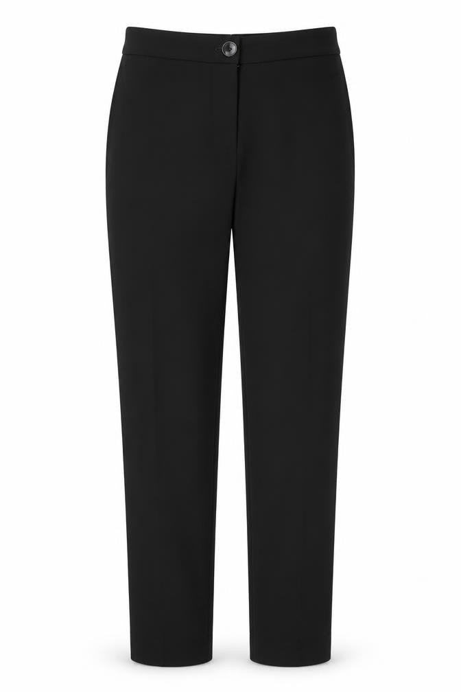Zara Womens Black Polyester Trousers Size S L30 in Regular Zip