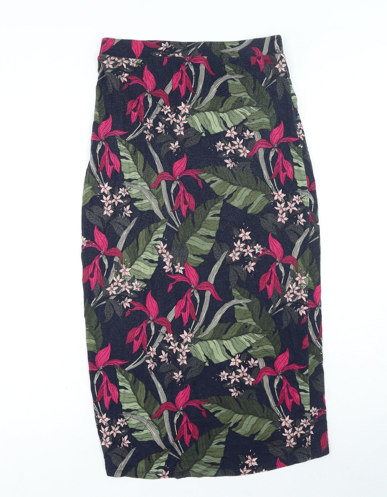 Oasis Womens Multicoloured Geometric Polyester Wrap Skirt Size XS