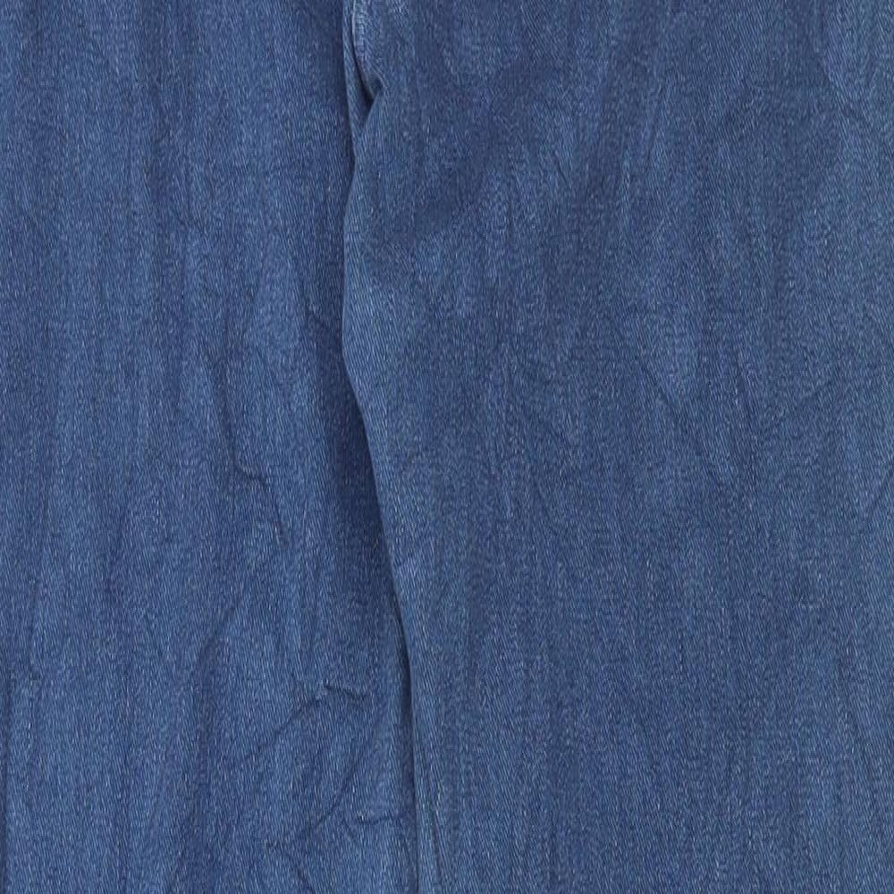 Marks and Spencer Womens Blue Cotton Jegging Jeans Size 10 L30 in Regular