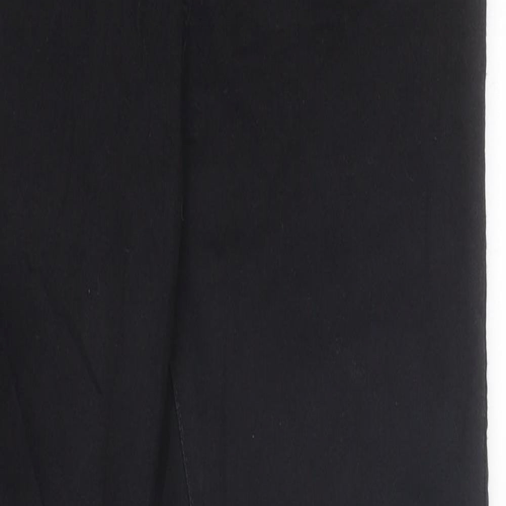 Marks and Spencer Womens Black 100% Cotton Jegging Jeans Size 8 L32 in Regular Zip