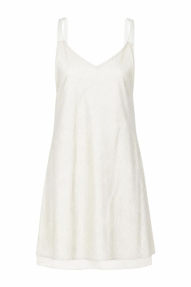 NEXT Womens White Polyester Shift Size 8 Round Neck Pullover