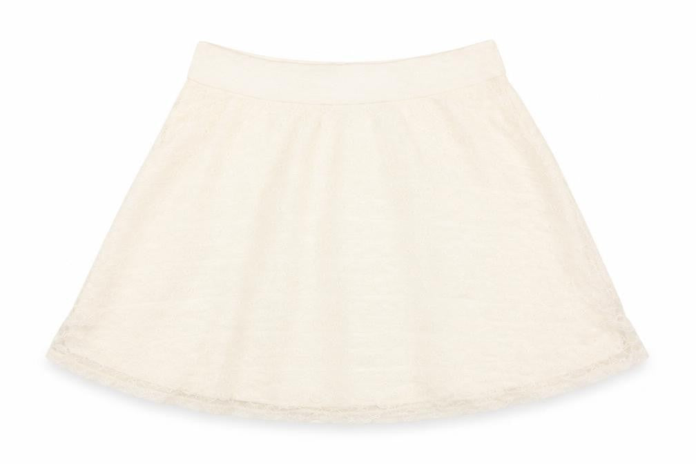 H&M Womens White Polyamide Skater Skirt Size XS