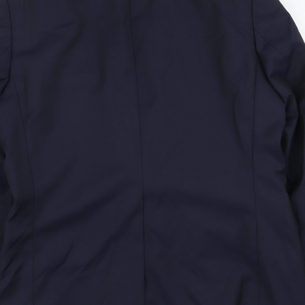 Feraud Paris Mens Blue Polyester Jacket Suit Jacket Size L